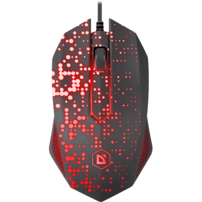 Мышь проводная Defender Event MB-754 7цветов,3кнопки,1000dpi,черный, НОВИНКА!