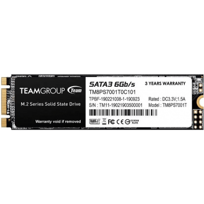 Твердотельный накопитель 1000GB SSD TeamGroup MS30 M.2 2280 R530Mb/s W480MB/s TM8PS7001T0C101 Твердотельный накопитель 1000GB SSD TeamGroup MS30 M.2 2280 R530Mb/s W480MB/s TM8PS7001T0C101