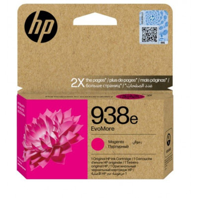 Картридж HP Europe 938e EvoMore Magenta Original Ink Cartridge (4S6Y0PE)