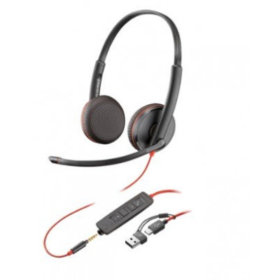 Наушники Poly BW 3225 USB-C HS +USB- C/A (Bulk) (8X229A6)