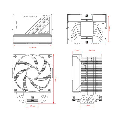 Вентилятор для процессора ID-COOLING FROZN A610 ARGB