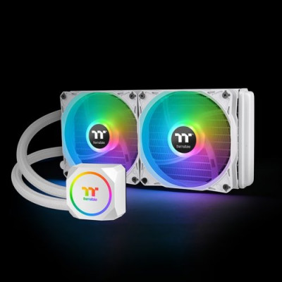 Водяное охлаждение Thermaltake TH240 ARGB Sync Snow Edition/ARGB Fan 120*2/White, CL-W301-PL12SW-A