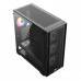 Корпус Wintek Andromeda MAX P193-M-B TG, ATX, USB 1*3.0/2*2.0, HD+Mic, 0,5mm, 4*12cm ARGB (контроллер + пульт д/у в комплекте), Black