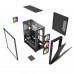 Корпус Wintek Andromeda MAX P193-M-B TG, ATX, USB 1*3.0/2*2.0, HD+Mic, 0,5mm, 4*12cm ARGB (контроллер + пульт д/у в комплекте), Black