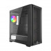 Корпус Wintek Andromeda MAX P193-M-B TG, ATX, USB 1*3.0/2*2.0, HD+Mic, 0,5mm, 4*12cm ARGB (контроллер + пульт д/у в комплекте), Black