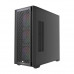 Корпус Wintek Andromeda MAX P193-M-B TG, ATX, USB 1*3.0/2*2.0, HD+Mic, 0,5mm, 4*12cm ARGB (контроллер + пульт д/у в комплекте), Black