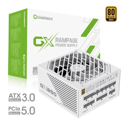 Блок питания Gamemax GX-850 PRO WH (ATX3.0 PCIe5.0), 80+ Gold