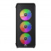 Корпус Wintek Tornado Pro PS195-B-M TG, ATX, USB 1*3.0/2*2.0, HD+Mic, 0,5mm, 4*12cm ARGB, Black