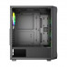 Корпус Wintek Tornado Pro PS195-B-M TG, ATX, USB 1*3.0/2*2.0, HD+Mic, 0,5mm, 4*12cm ARGB, Black