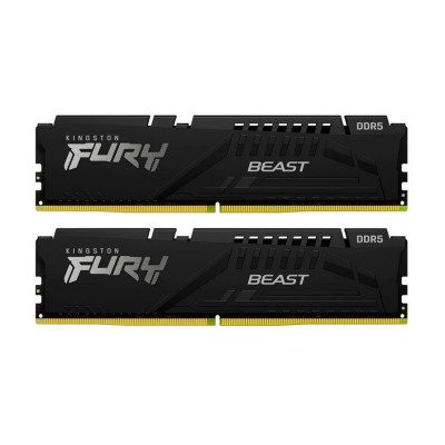 Комплект модулей памяти Kingston FURY Beast KF556C36BBEK2-32 DDR5 32GB (Kit 2x16GB) 5600MHz