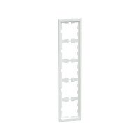 Рамка MERTEN MTN4050-6535 D-Life 5 постовая белый лотос