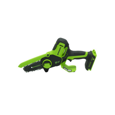 Цепная мини пила аккумуляторная Greenworks 2008207UA c 1хАКБ 2Ач и ЗУ