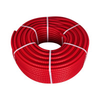 Труба ПВХ гибкая гофрированная DKC 91920R 20мм красный