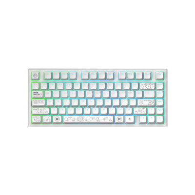 Клавиатура Dark Project ALU81A Terra Nova White