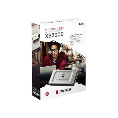 Внешний SSD диск Kingston 4TB XS2000 Серый