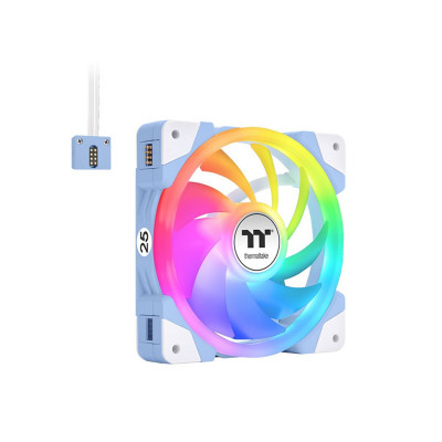 Кулер для компьютерного корпуса Thermaltake SWAFAN EX12 ARGB Sync 3 Pack Hydrangea Blue