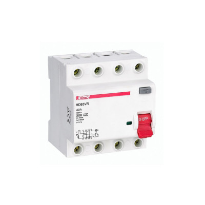 ВДТ Himel HDB3LE 4Р 40А 30мА тип AC 6кА