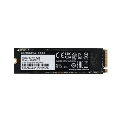Твердотельный накопитель внутренний Gigabyte 7300 AORUS AG4731TB N 1TB M.2 2280 PCI-E 4.0x4 w/o heat