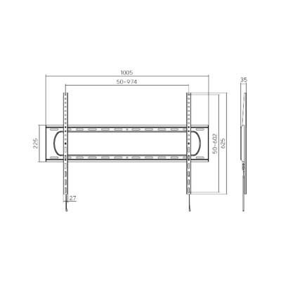 Кронштейн XG W-60120F для ТВ и мониторов 60