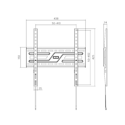 Кронштейн XG WB-3275F для ТВ и мониторов 32