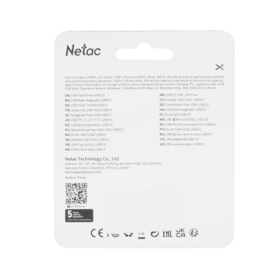 USB-накопитель Netac NT03U352N-032G-32PN 32GB