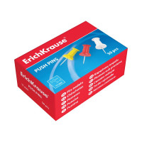 Кнопки силовые ErichKrause® цветные (коробка 50 кнопок) Кнопки силовые ErichKrause® цветные (коробка 50 кнопок)