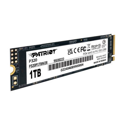 Твердотельный накопитель SSD Patriot P320 1TB M.2 NVMe PCIe 3.0x4