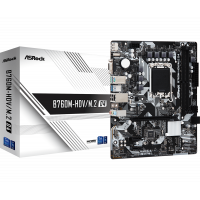 Материнская плата ASRock B760M-HDV/M.2 D4 LGA1700 2xDDR4 4xSATA RAID M.2 VGA HDMI DP mATX