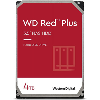 Жесткий диск для NAS систем HDD  4Tb Western Digital RED Plus SATA 6Gb/s 3.5