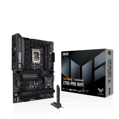 Материнская плата ASUS TUF GAMING Z790-PRO WIFI, LGA1700 4xDDR5 4xSATA3 RAID 4xM.2 HDMI DP ATX