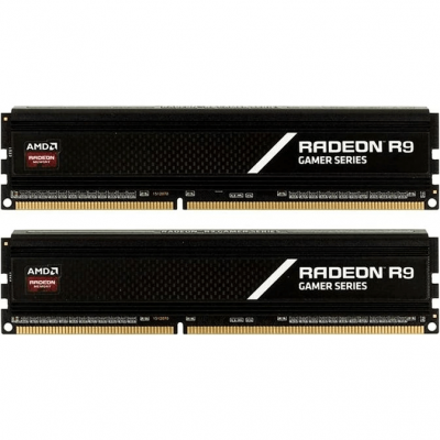 Оперативная память 16GB Kit (2x8GB) DDR4 3200MHz AMD Radeon R9 Gamer HeatShield CL16 R9S416G3206U2K