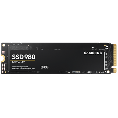 Твердотельный накопитель  500GB SSD Samsung 980 NVMe M.2 2280 R3100Mb/s W2600MB/s MZ-V8V500BW