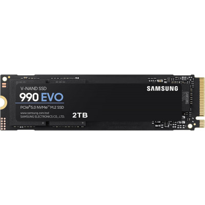 Твердотельный накопитель 2000Gb SSD Samsung 990 EVO M.2 PCIe 4.0 R5000Mb/s W4200MB/s MZ-V9E2T0BW