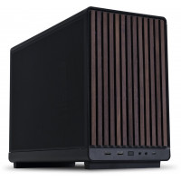 Корпус Lian Li A3-mATX B-W mATX/ITX G99.A3X-WD.00 БП ATX/SFX/SFX-L/Edge PSU, Черный-Дерево