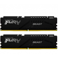 Оперативная память  32GB Kit (2x16) DDR5 6000MHz Kingston Fury Beast Black EXPO KF560C36BBE2K2-32