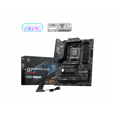 Материнская плата MSI X870 GAMING PLUS WIFI AM5 4xDDR5 4xSATA3 RAID 3xM.2 1xHDMI 2xType-C ATX