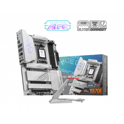 Материнская плата MSI MPG X870E EDGE TI WIFI AM5 4xDDR5 4xSATA3 RAID 4xM.2 HDMI 3xType-C ATX