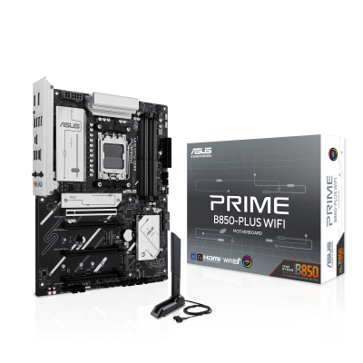 Материнская плата ASUS PRIME B850-PLUS WIFI AM5 4xDDR5 4xSATA 3xM.2 HDMI DP USB-C ATX