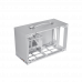 Корпус PCCooler K101 MESH WH 3F ITX 2xUSB3.0, 1xUSB-C, 3xFans, 1x3.5