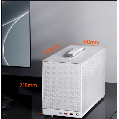 Корпус PCCooler K101 MESH WH 3F ITX 2xUSB3.0, 1xUSB-C, 3xFans, 1x3.5