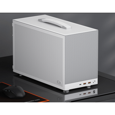 Корпус PCCooler K101 MESH WH 3F ITX 2xUSB3.0, 1xUSB-C, 3xFans, 1x3.5