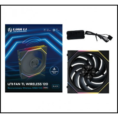 Вентилятор для корпуса Lian Li UNI FAN TL 120 Reverse Blade Wireles ARGB 120mm Black G99.12RTL1W1B.0