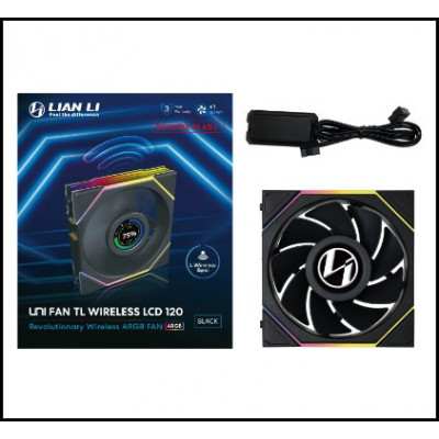 Вентилятор для корпуса Lian Li UNI FAN TL 120 LCD Reverse Blade Wireles ARGB Black 12RTLLCD1W1B