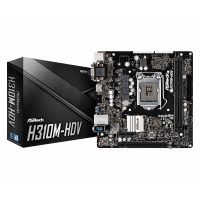 Материнская плата ASRock  H310M-HDV LGA1151 INTEL H310 2xDDR4 4xSATA3 1xD-Sub 1xDVI-D 1xHDMI mATX