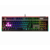 Игровая Клавиатура MSI Vigor GK80 CR RU USB 2.0/104клавиши/переключатели CHERRY MX RGB Red/кабель 2м