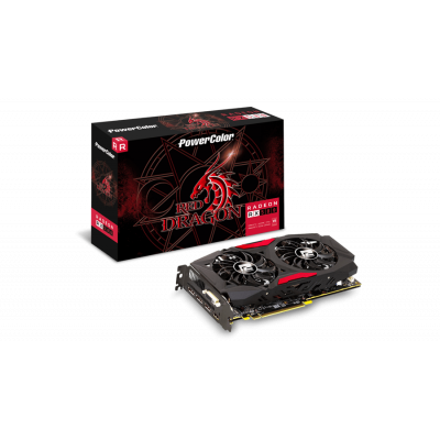 Видеокарта PowerColor Radeon RX 580, 4GB GDDR5 256-bit 1xDVI AXRX 580 4GBD5-DMV2