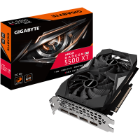 Видеокарта Gigabyte  RADEON RX 5500 XT OC 8GB GDDR6 128bit HDMI 3xDP GV-R55XTOC-8GD