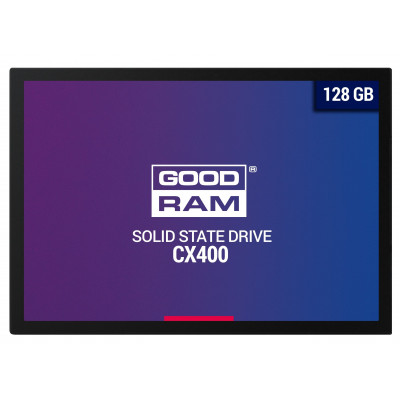 Твердотельный накопитель  128GB SSD GOODRAM CX 400 2.5” SATA3 R550Mb/s W450MB/s 7mm SSDPR-CX400-128