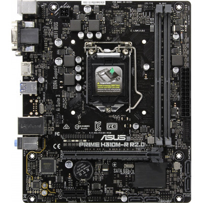 Материнская плата ASUS PRIME H310M-R R2.0 LGA1151 2xDDR4  4xSATA3 D-Sub DVI HDMI mATX