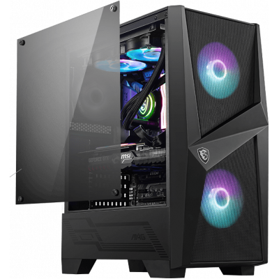 Компьютерный корпус MSI MAG FORGE 100R ATX/mATX/Mini-ITX 2x3.5